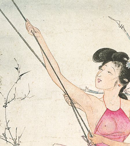 凌海-胡也佛的仕女画和最知名的金瓶梅秘戏图